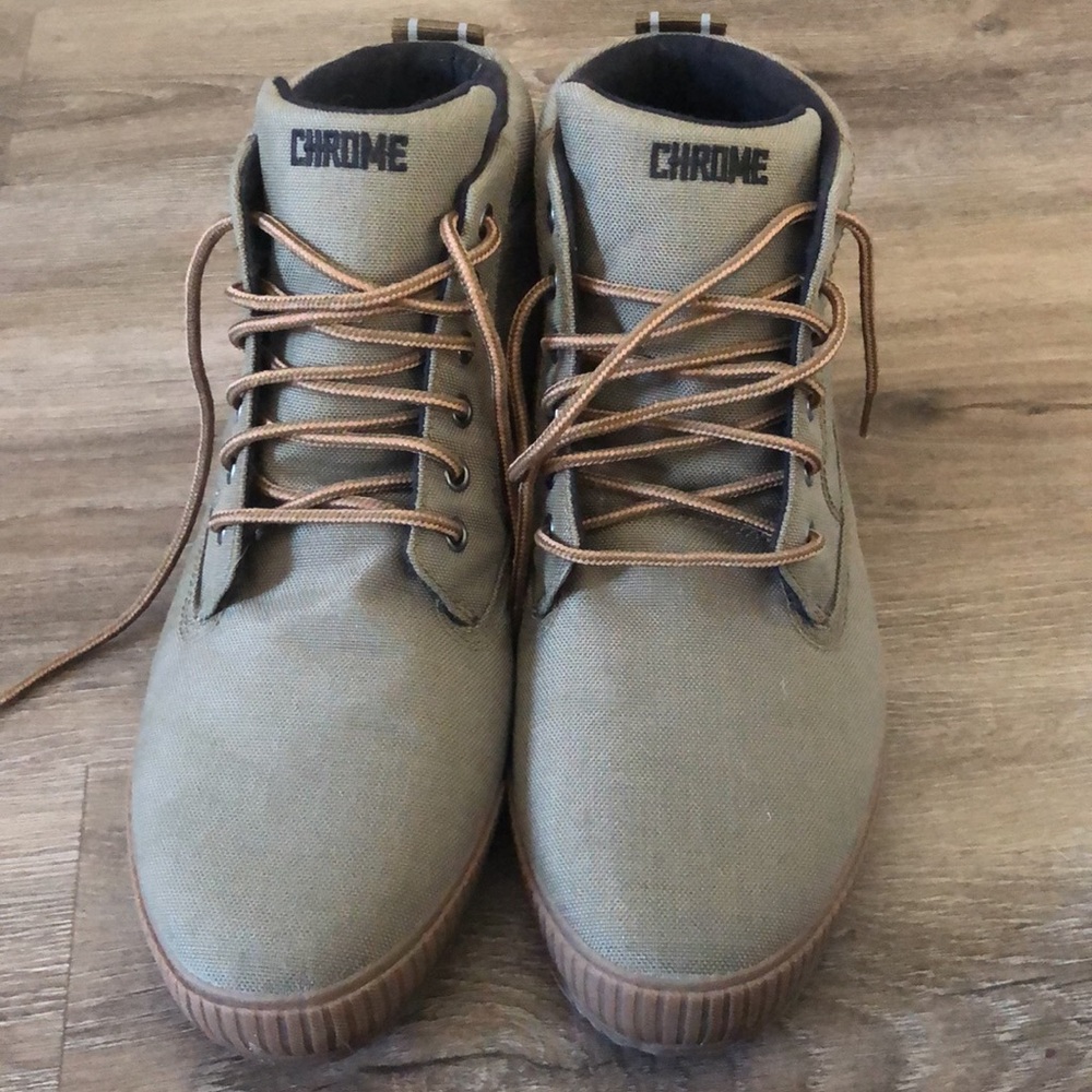 Mens Chrome High Top Shoes